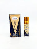 Royale Attar bottle and packaging on white background