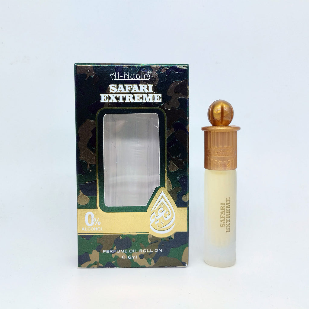 Safari Extreme Attar - 6ml Roll On - Free from Alcohol