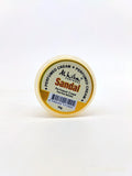 Jar of AlHiba Sandal Perfumed Cream on a white background