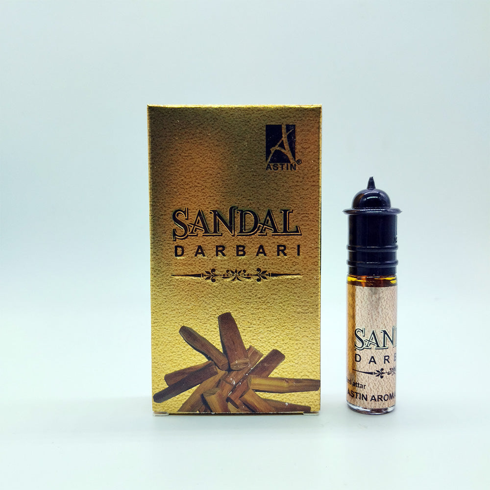 Sandal Darbari Attar - 6ml Roll on - Free from Alcohol