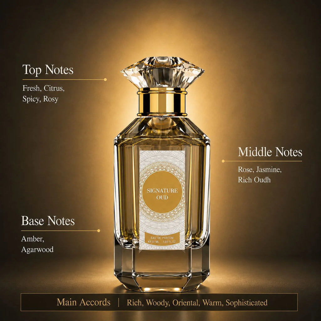 Signature Oud - Royal Rose & Amber - Eau de Parfum - 50ml Spray