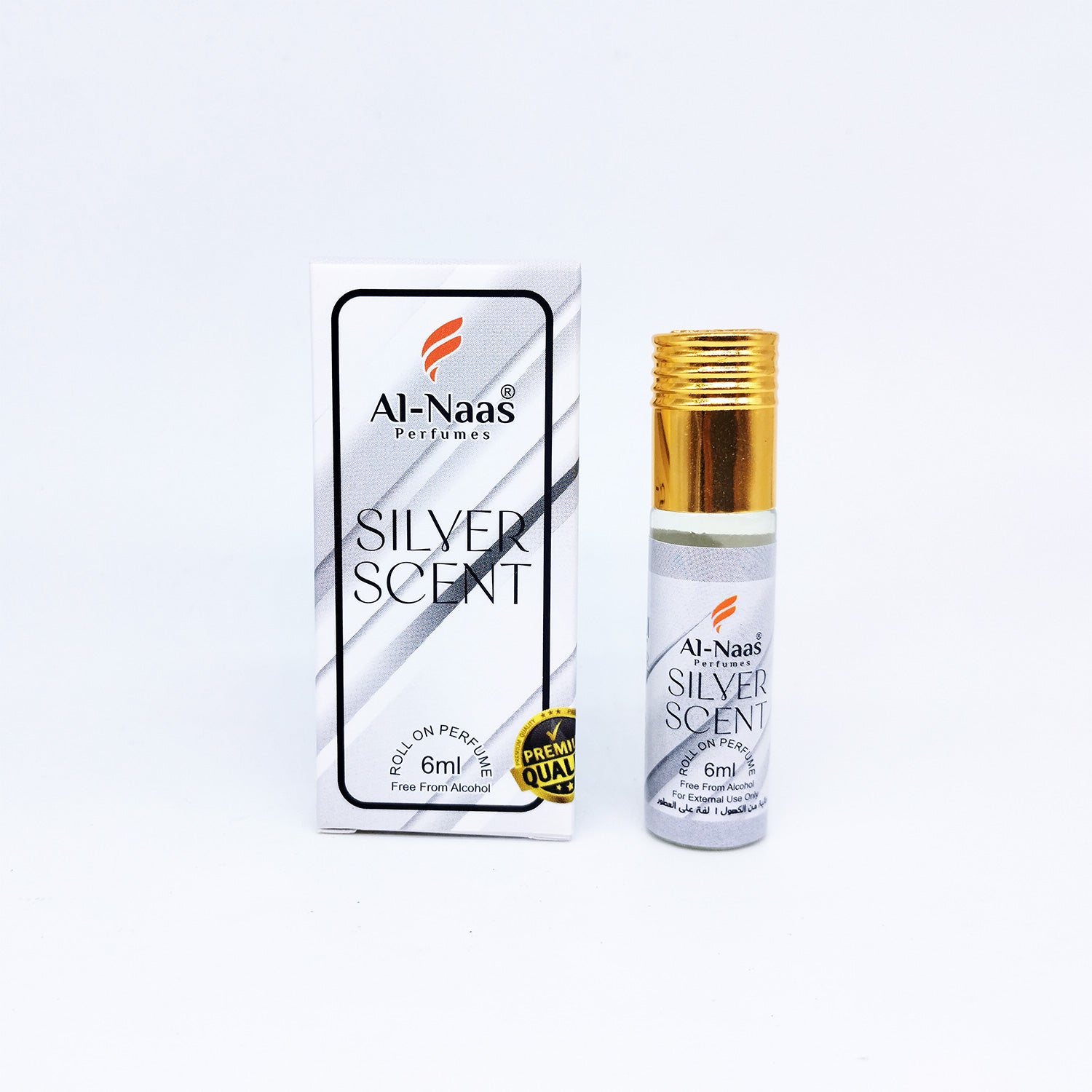 Silver Scent Attar - 6ml Roll On - Free from Alcohol