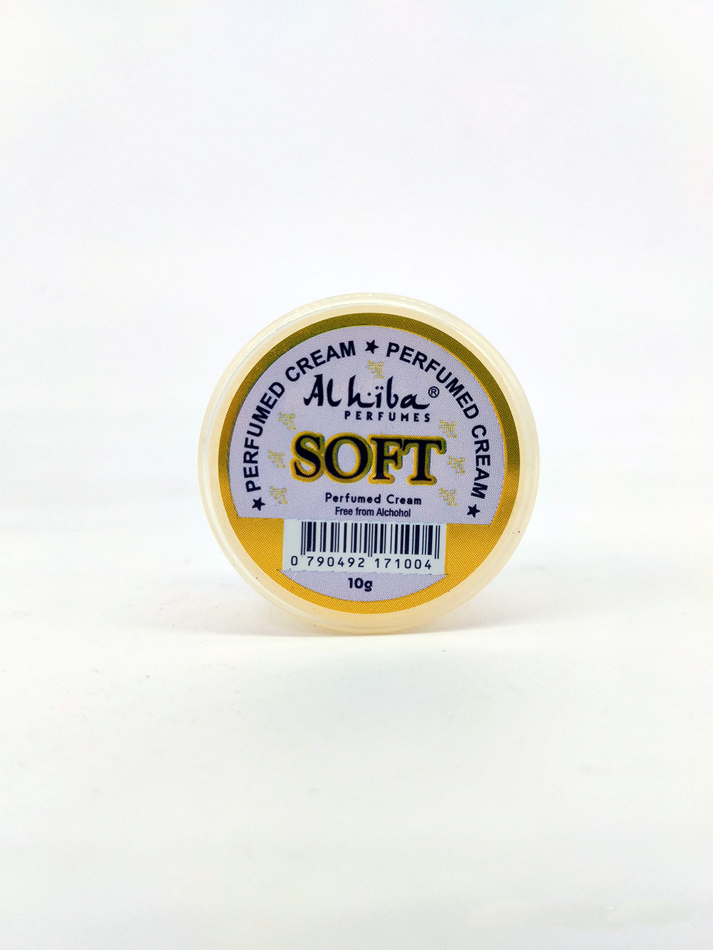Soft Perfumed Cream container with white background