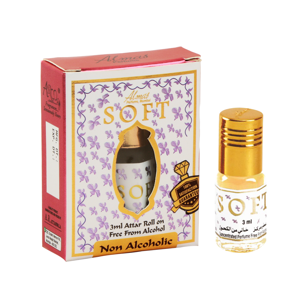 Soft Attar - 3ml Roll On - Taj Series - Concentrated Perfume Oil