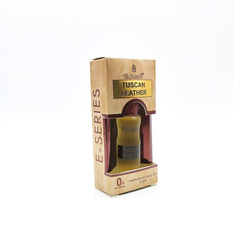 Tuscan Leather Attar - 6ml Roll On - Free from Alcohol - E Series