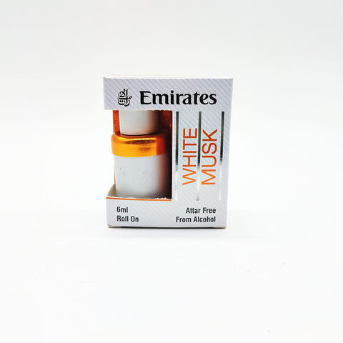 White Musk Attar - 6ml Roll On - Free from Alcohol - Emirates