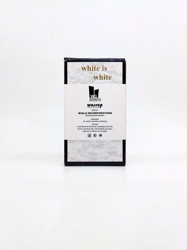 White is white oudh Packaging of Wala Inc. product on a white background
