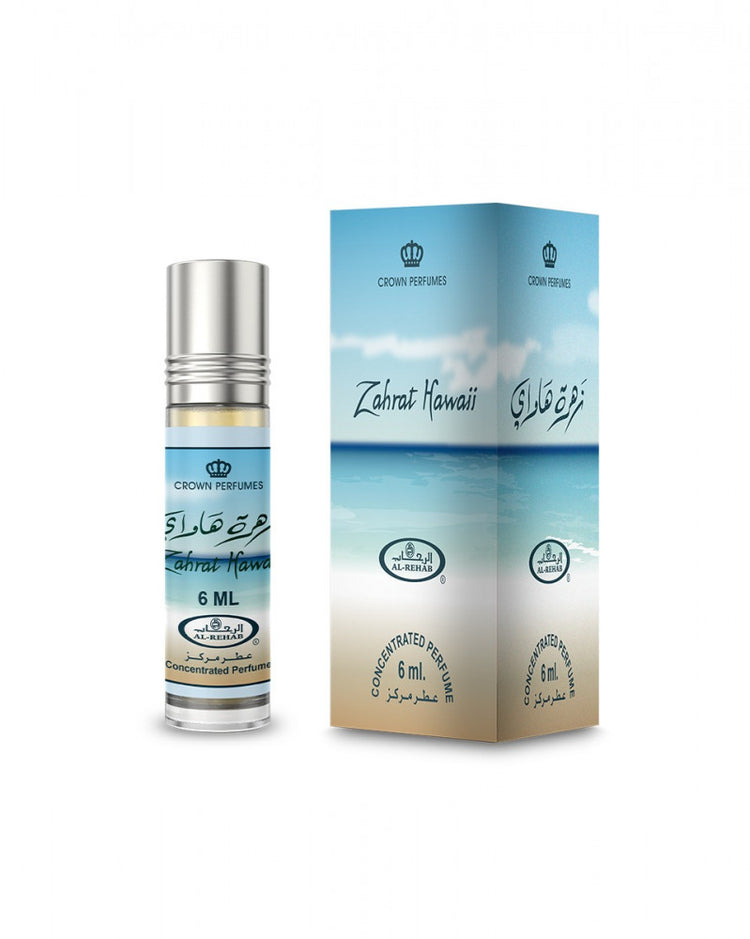 Zahrat Hawaii Attar - 6ml Roll On - Concentrated Perfume Oil
