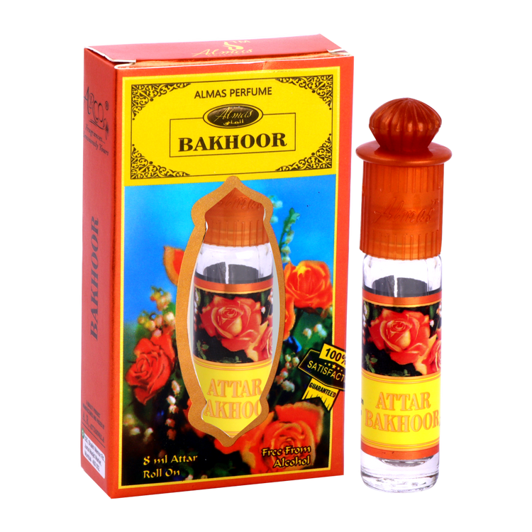 Almas Bakhoor Attar 8ml Roll on