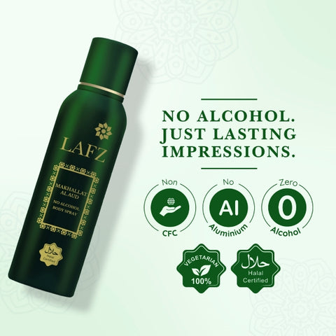 Makhallat Al Aud Body Spray (Men) - 150ml - No Alcohol Deodorant