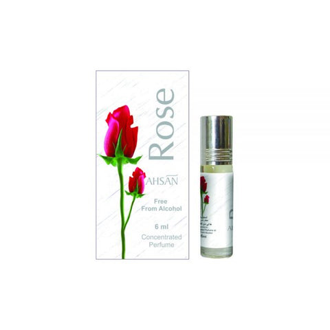 AHSAN Rose Attar - 6ml Roll on image 1