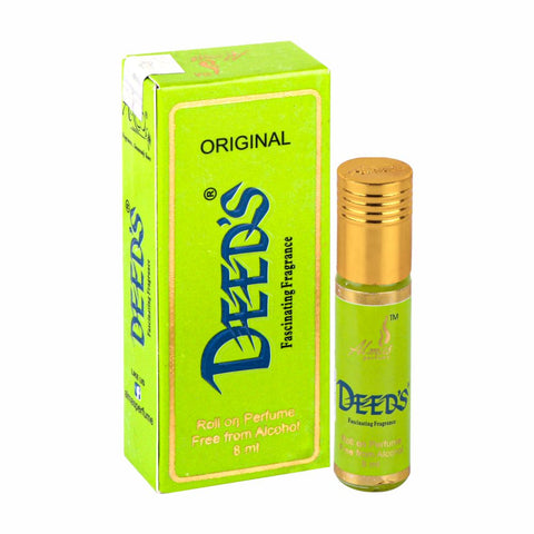 Deeds Green Attar - 8ml Roll On - ECO Series