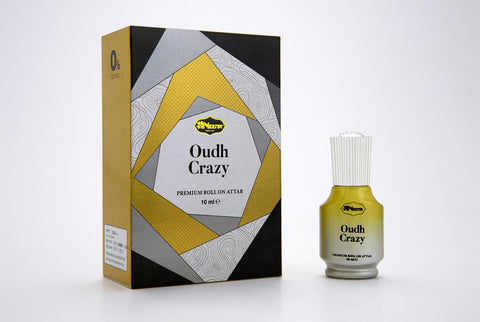 Oudh Crazy Attar - 10ml Roll On - Eco Series