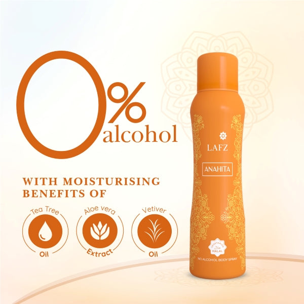Anahita Body Spray (Women) Deodorant - 150ml - No Alcohol