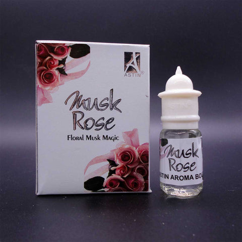 Musk Rose Attar 3ml Roll On Astin