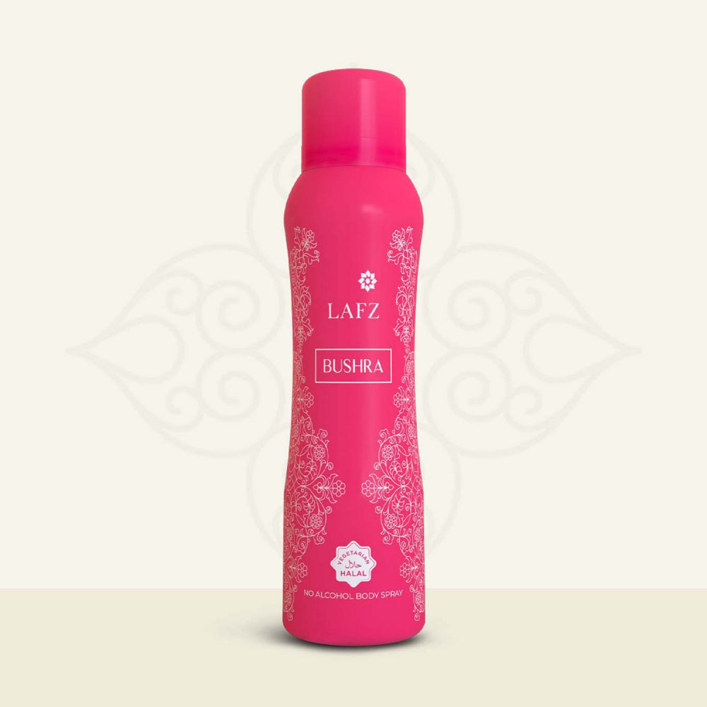 Bushra Body Spray (Women) Deodorant - 150ml - No Alcohol