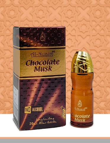 Chocolate Musk Attar - 20ml Roll On - Chrome Series