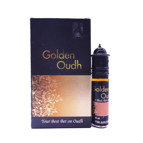 Golden Oudh Attar - 6ml Roll On Astin