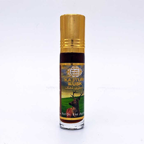 Masco Kasturi Musk 8ml Roll On Attar - img3