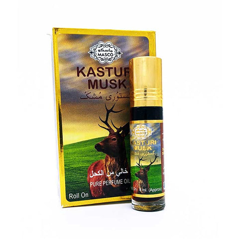 Masco Kasturi Musk 8ml Roll On Attar - img1