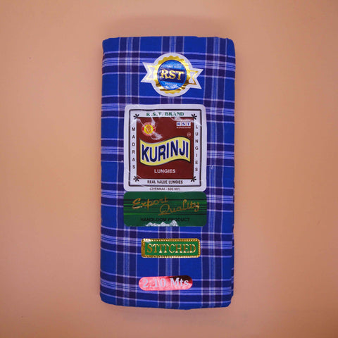 Kurinji Madras Lungi Stitched 