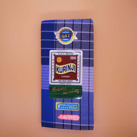 Kurinji Vintage Madras Lungi 17 Stitched