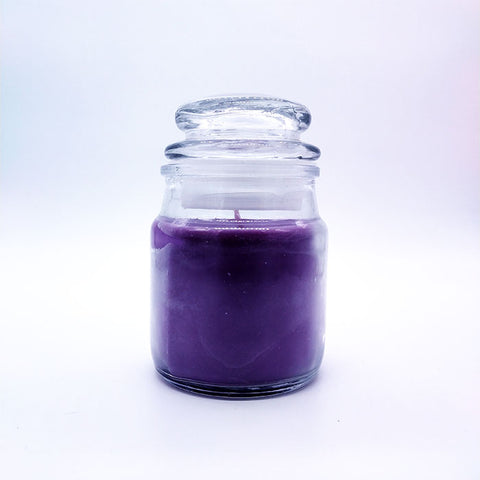 Lavender Scented Candle - Cookie glass jar image 1