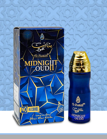 Midnight Oudh Attar - 20ml Roll On - Chrome Series