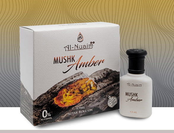 Mushk Amber Attar - 9.9ml Roll On