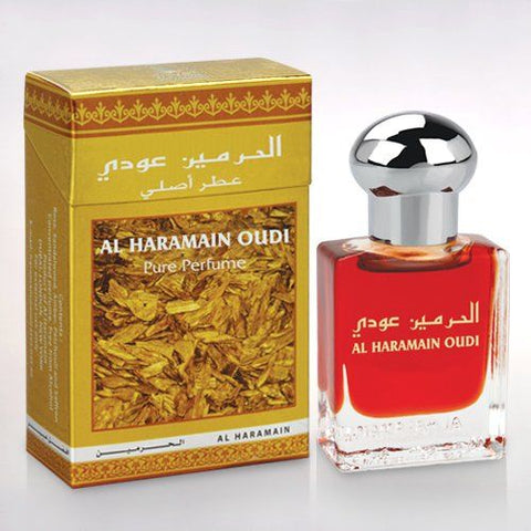 Al Haramain Oudi Attar - 15ml Roll On - Pure Perfume Oil