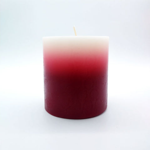 Apple Cinnamon Scented Candle 3in x 3in pillar candle image 2