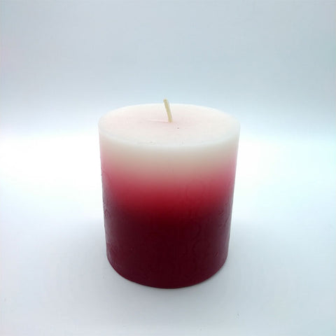 Apple Cinnamon Scented Candle 3in x 3in pillar candle image 1