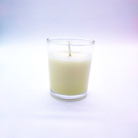 Candle with rainbow glass - unscented image 1