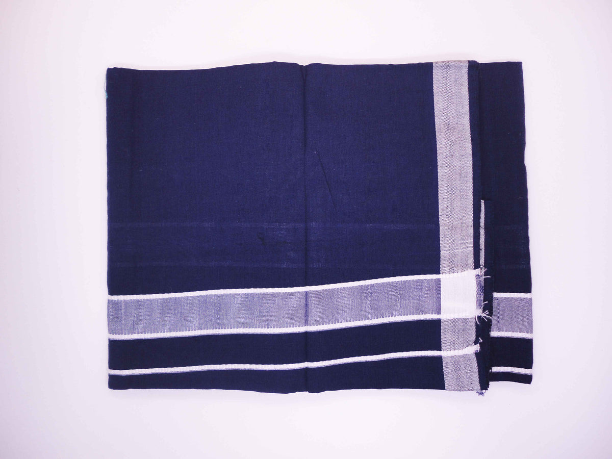 Premam Style RGN Premam Style Dhothi - Darkest Blue Color - 2 Mts - UnStitched – Rayhan