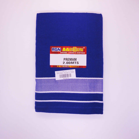 Dark Blue (2) Premam Style Dhothi by RGN