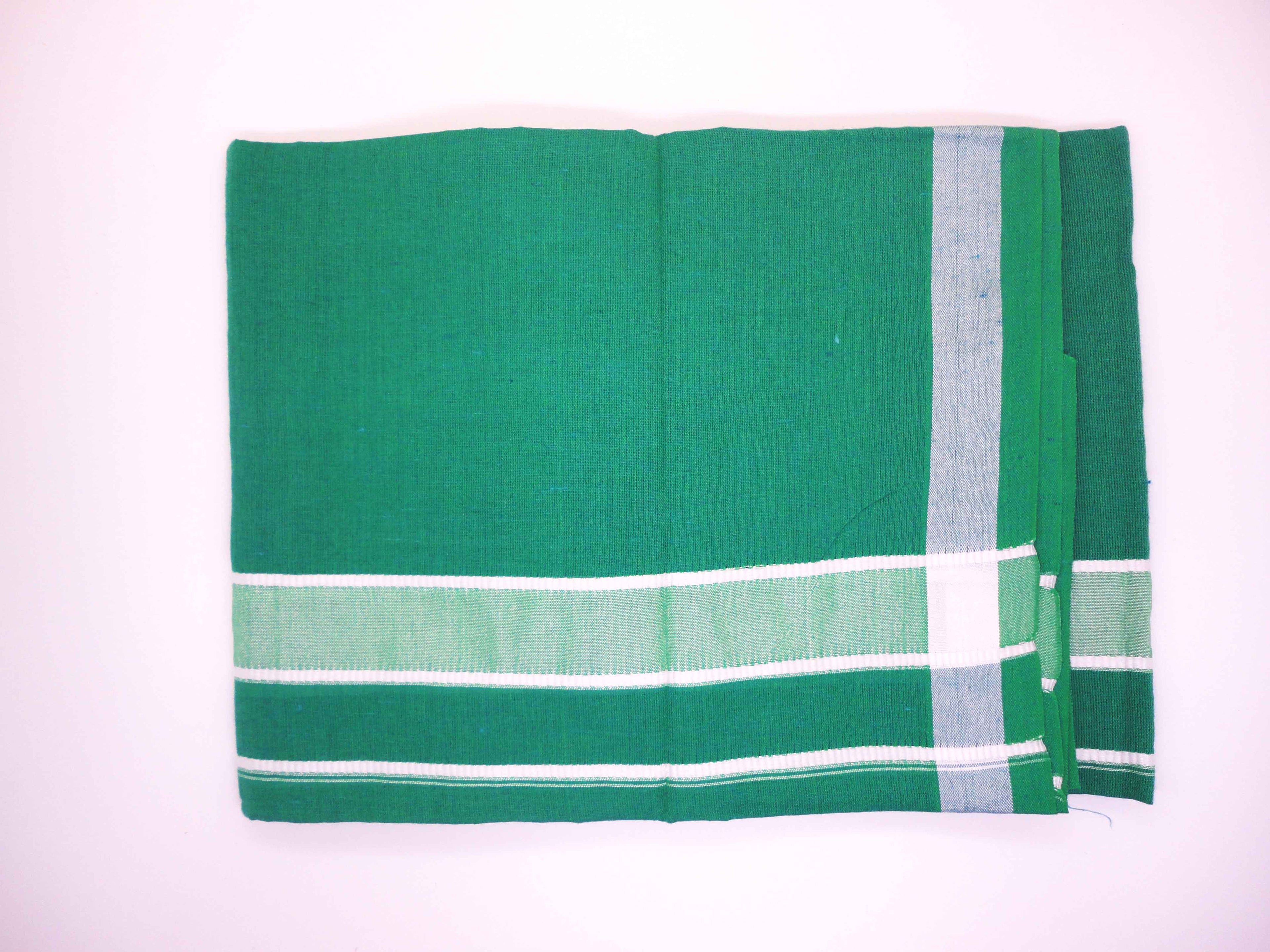 Parrot Green Colour Premam Style Dhothi by RGN Design