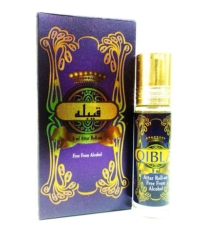 Qibla Attar - 8ml Roll On - Free from Alcohol