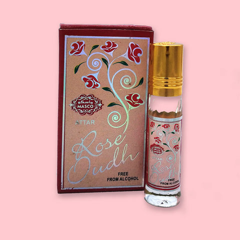 MASCO Rose Oudh Attar - 3.5ml Concentrated perfume oil image 1