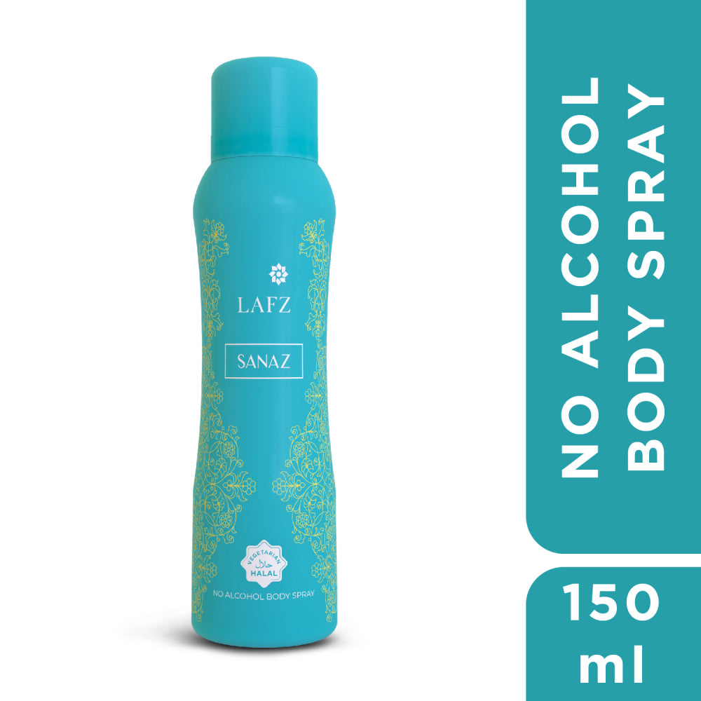 Sanaz Body Spray (Women) Deodorant - 150ml - No Alcohol