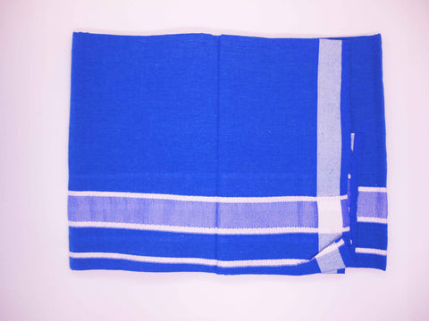 Blue Colour Premam Dhothi by SST design