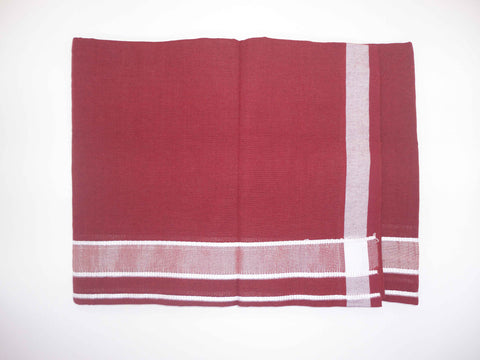 Maroon Colour Premam Style Dhothi by SST Design