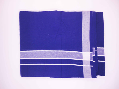 Indigo Colour Premam Style Dhothi by SST Design