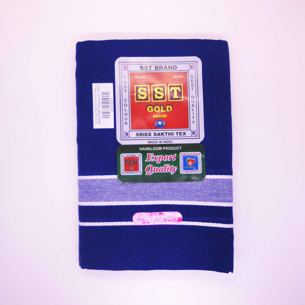 Premam Style SST Premam Style Dhothi - Indigo Color - 2 Mts - UnStitched – Rayhan