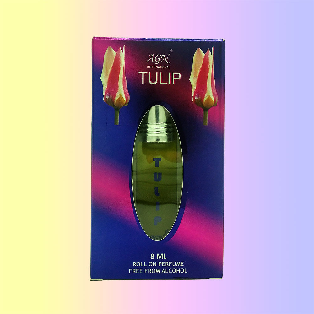 AGN Tulip Attar - 8ml Roll On - Concentrated Perfume Oil image 2