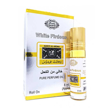 Masco White Firdous 8ml Roll On Attar - img1