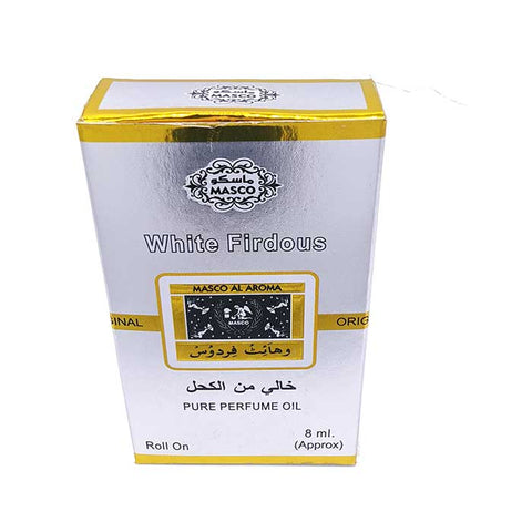 Masco White Firdous 8ml Roll On Attar - img4