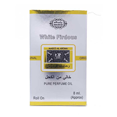 Masco White Firdous 8ml Roll On Attar - img2